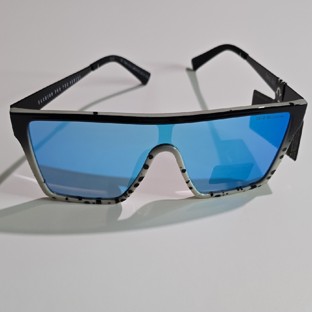 NWT True Religion Splatter Shield Unisex Sunglasses